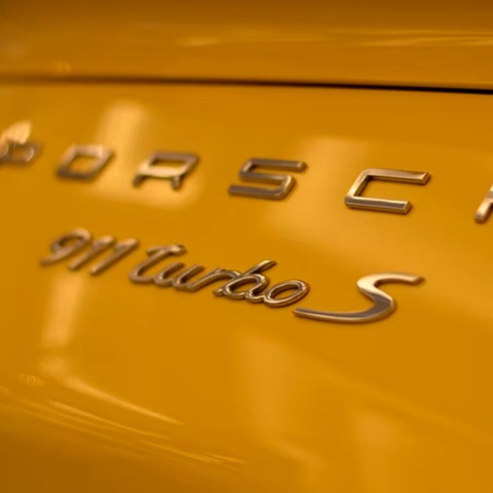 Brand New 15 Inch Long "P O R S C H E" Script Rear Badge Emblem Deck Lid